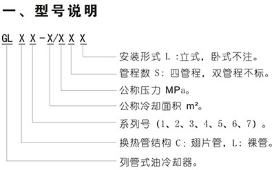 GLL型水冷列管式油冷卻器 GLL型水冷列管式油冷卻器
